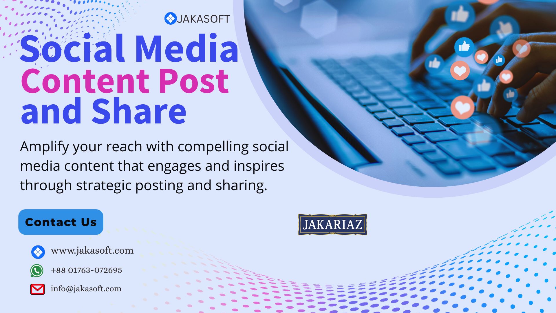 Social Media Content Post and Share