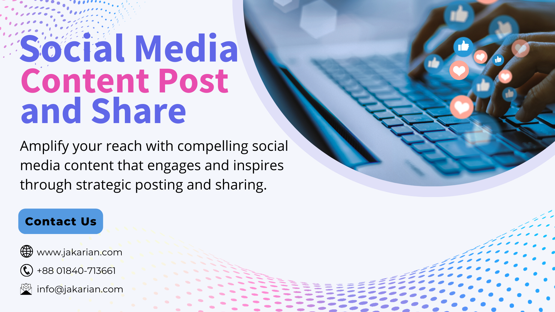 Social Media Content Post and Share