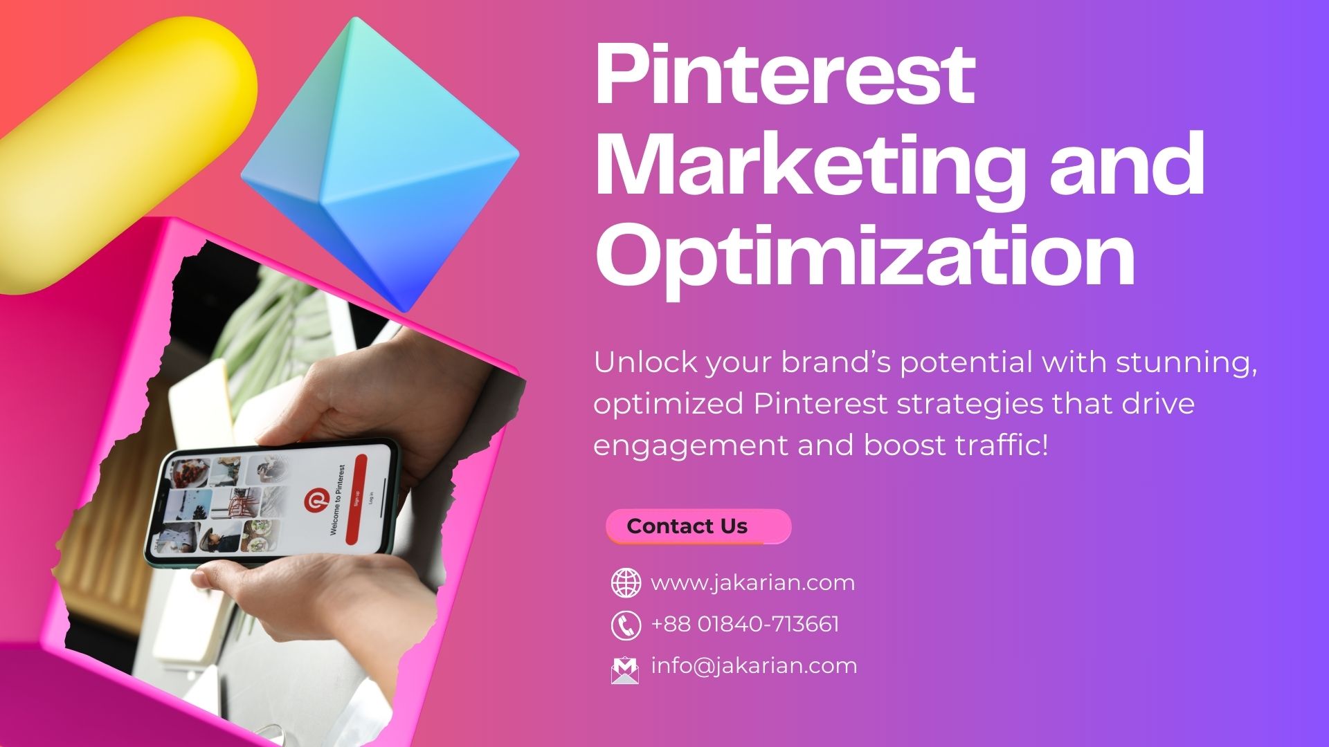 Pinterest Marketing and Optimization