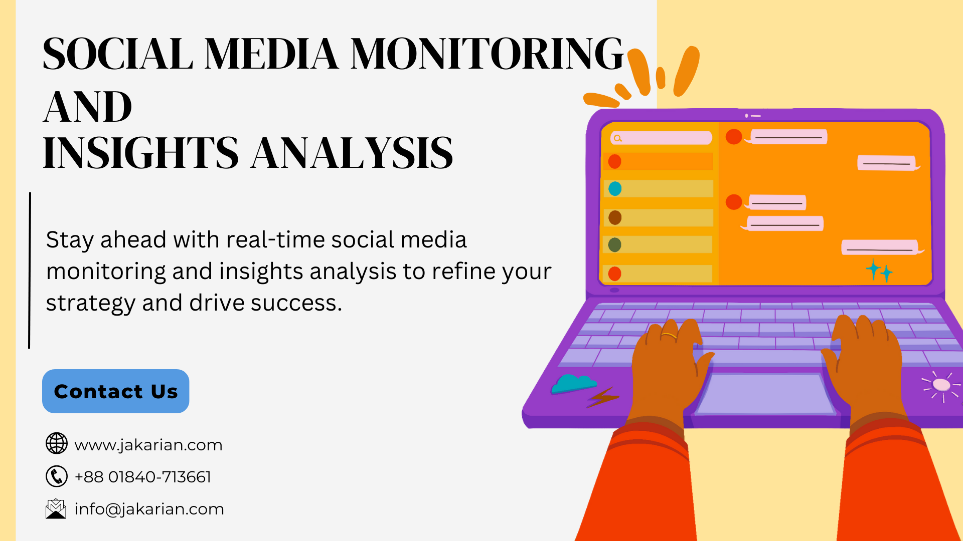 Social Media Monitoring and Insights Analysis