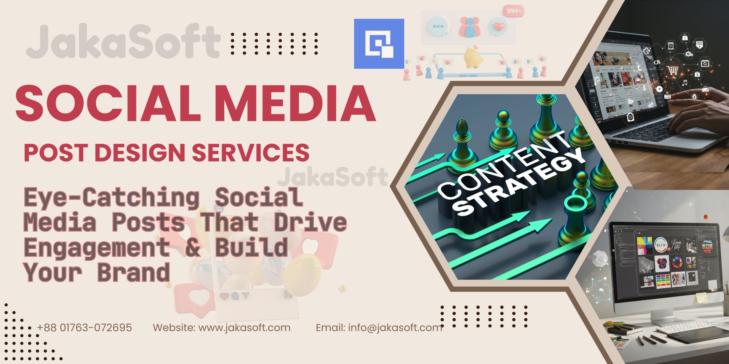 Social media post design services